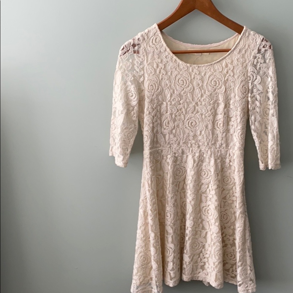 White Lace dress from boutique